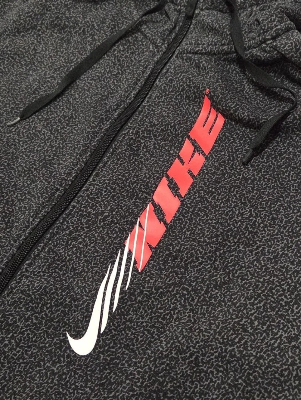 Nike Jacket Men's Size Medium Gray Hoodie DRI-FIT Sport Clash Cement